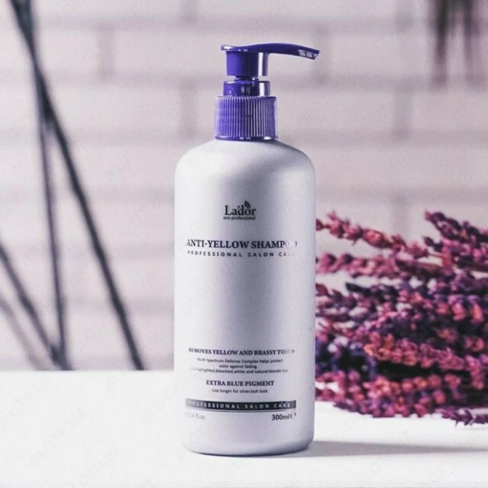 Шампунь для усунення жовтизни освітленого волосся Lador Anti-Yellow Shampoo, 300мл - Зображення 3