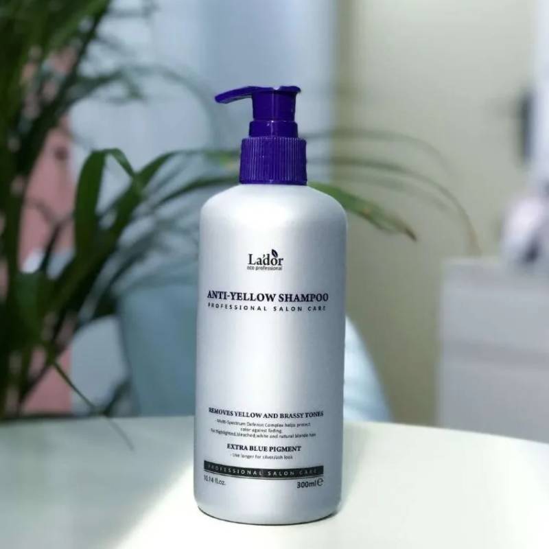Шампунь для усунення жовтизни освітленого волосся Lador Anti-Yellow Shampoo, 300мл - Зображення 4