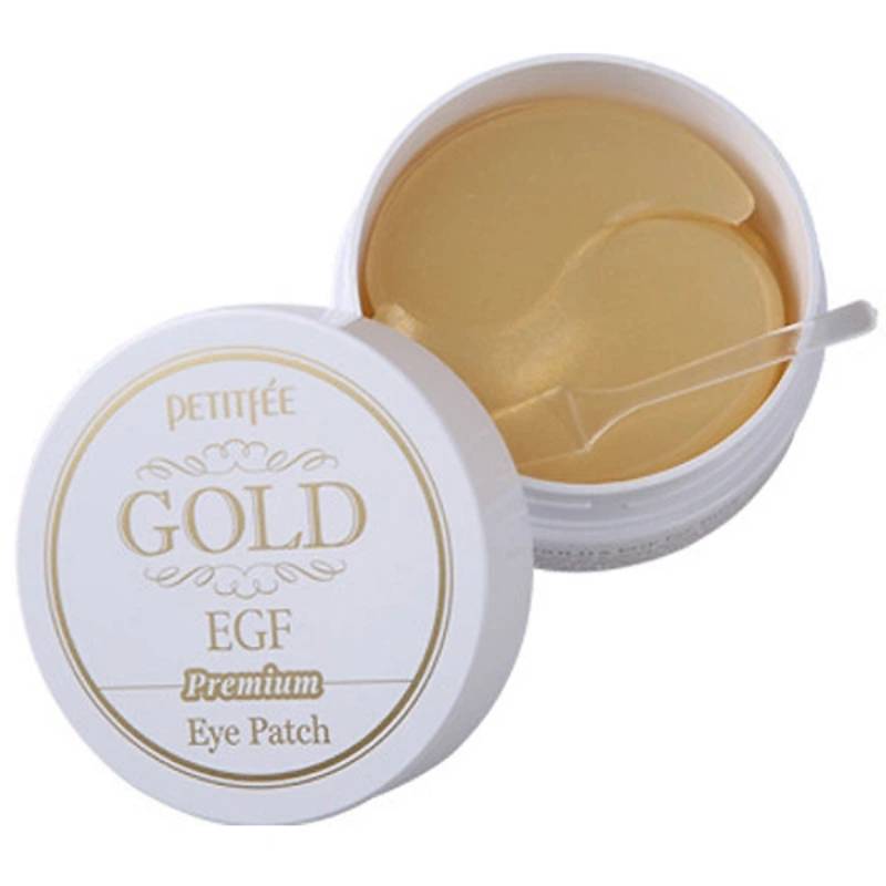 Гідрогелеві патчі під очі із золотом і EGF Petitfee Premium Gold & EGF Eye Patch, 60шт