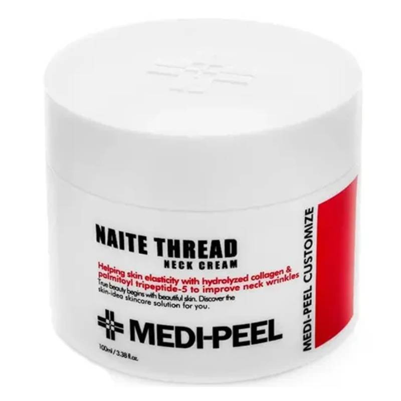 Пептидний крем для шиї та декольте Medi-Peel Premium Collagen Naite Thread Neck Cream 3.0, 100мл - Зображення 5