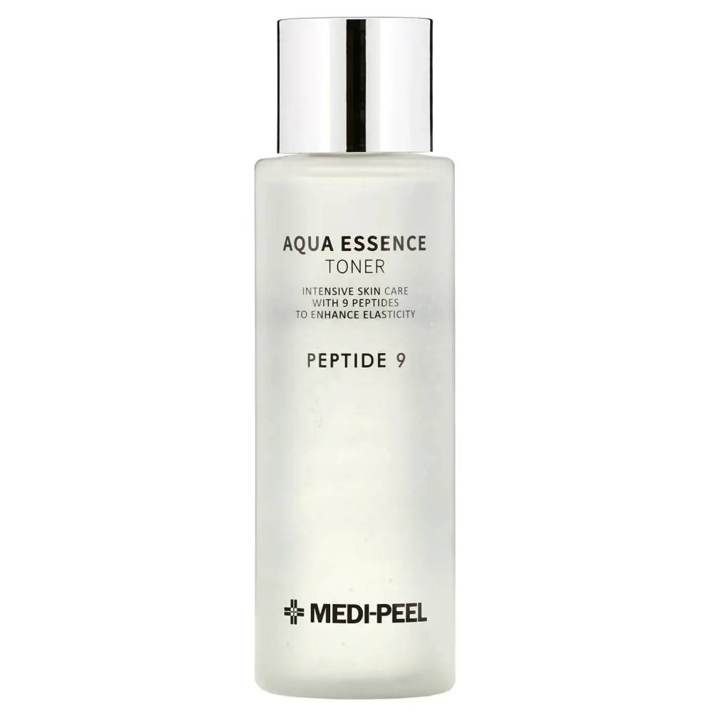 Зволожуючий тонер-есенція для обличчя з комплексом 9 пептидів Medi-Peel Peptide 9 Aqua Essence Toner, 250мл - Зображення 6