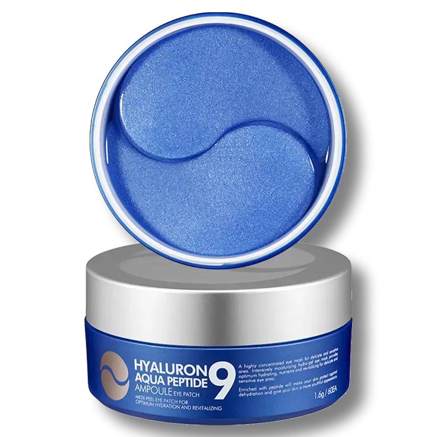 Зволожуючі гідрогелеві патчі під очі з пептидами Medi-Peel Hyaluron Aqua Peptide 9 Ampoule Eye Patch, 60шт