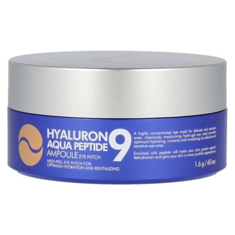 Зволожуючі гідрогелеві патчі під очі з пептидами Medi-Peel Hyaluron Aqua Peptide 9 Ampoule Eye Patch, 60шт - Зображення 5
