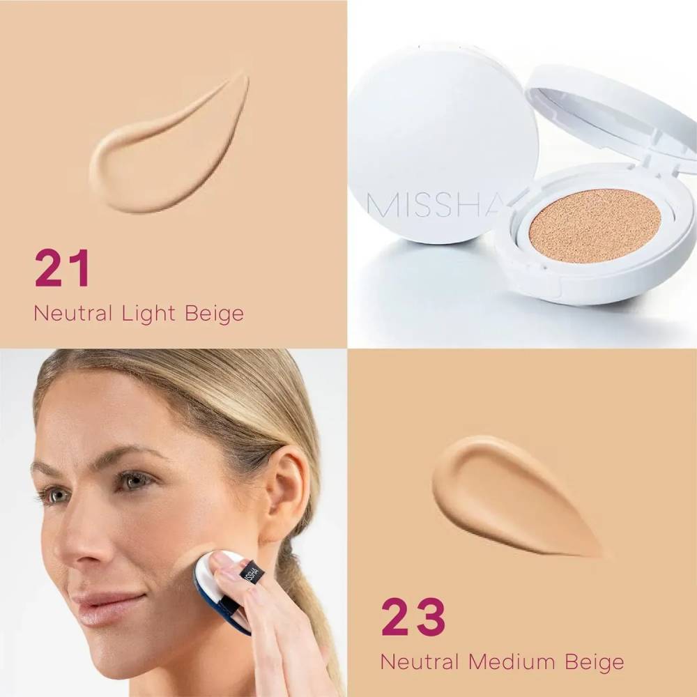 Зволожуюча тональна основа кушон Missha Magic Cushion Moist Up SPF 50+ PA+++ №23, 15г