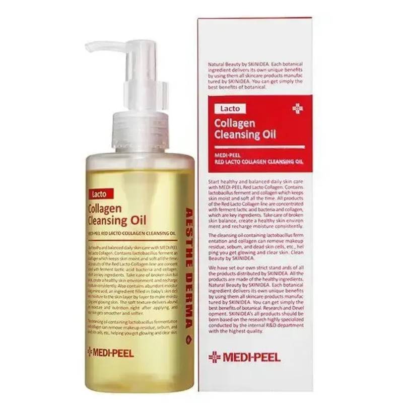 Гідрофільна олія для обличчя з лактобактеріями та колагеном Medi-Peel Red Lacto Collagen Cleansing Oil, 200мл