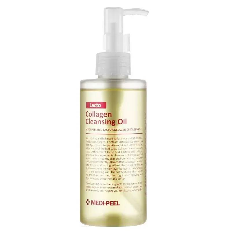 Гідрофільна олія для обличчя з лактобактеріями та колагеном Medi-Peel Red Lacto Collagen Cleansing Oil, 200мл - Зображення 3