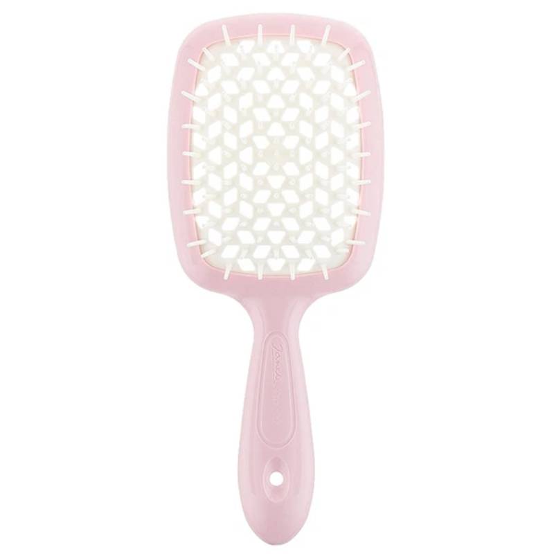 Гребінець для волосся Janeke Superbrush Pink White