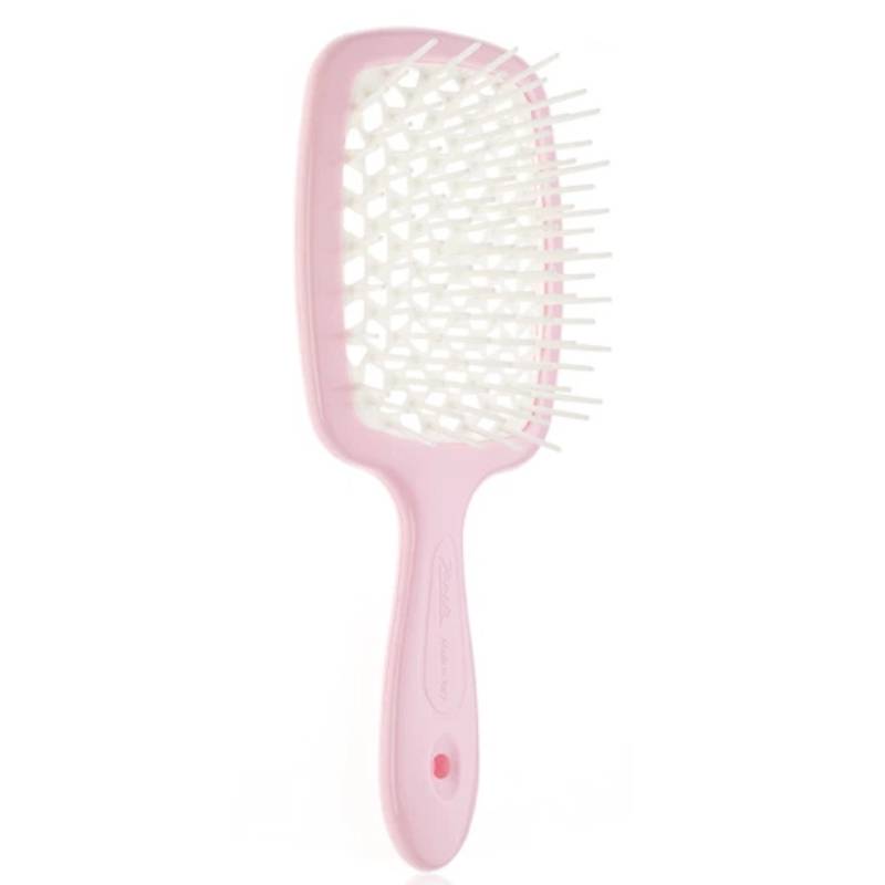 Гребінець для волосся Janeke Superbrush Pink White - Зображення 4