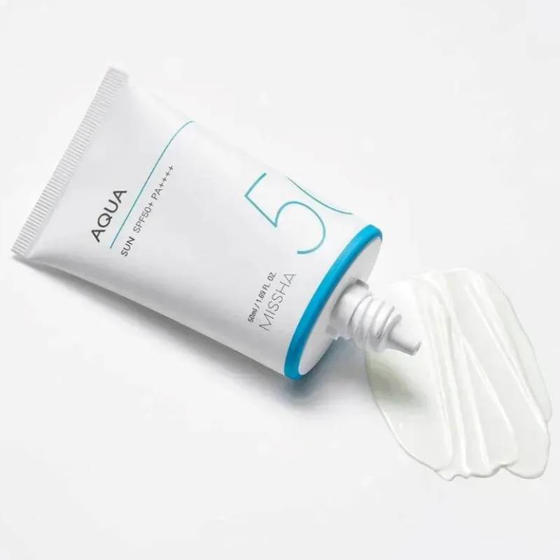 Зволожуючий сонцезахисний гель Missha All Around Safe Block Aqua Sun Gel SPF 50+, 50мл