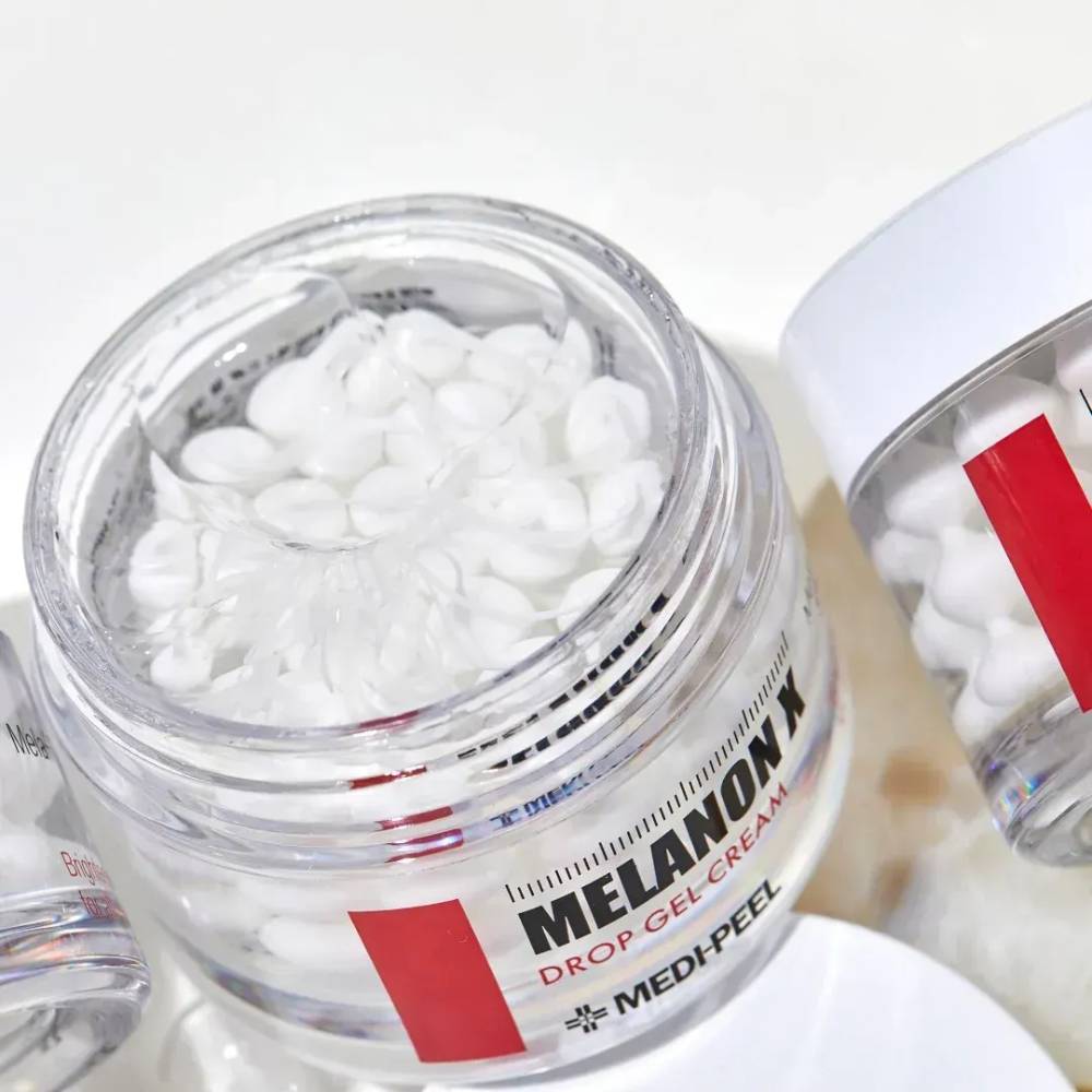Освітлюючий капсульний гель-крем для обличчя з ретинолом Medi-Peel Melanon X Drop Gel Cream, 50г - Зображення 4