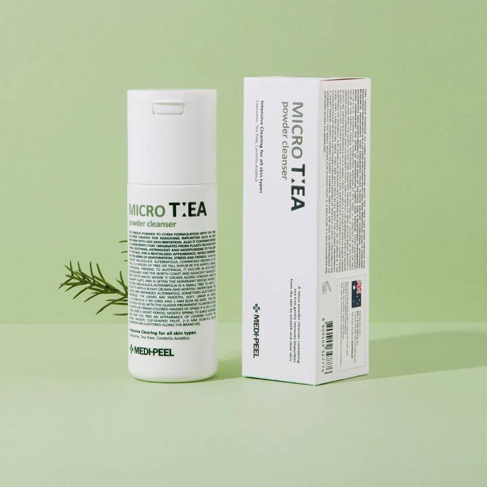 Глибоко очищаюча ензимна пудра для обличчя з чайним деревом Medi-Peel Micro Tea Powder Cleanser, 70г