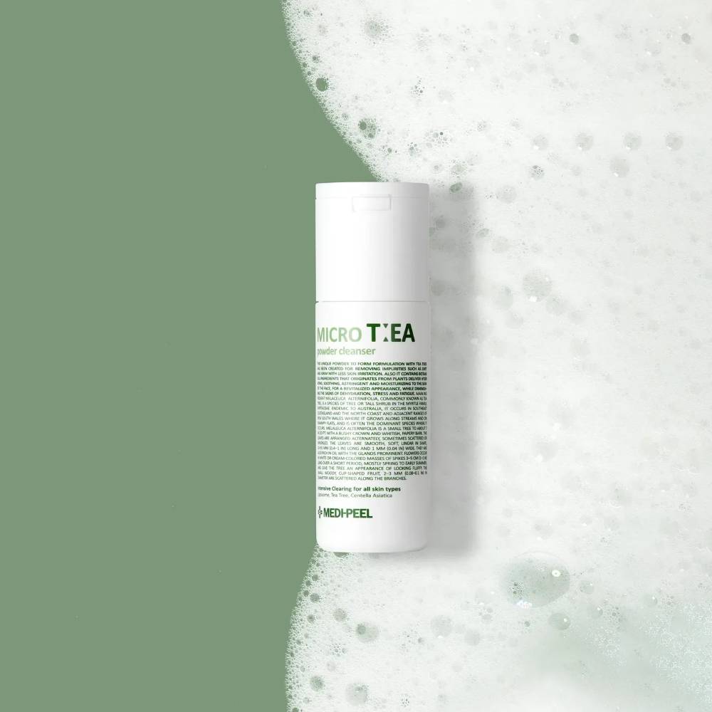 Глибоко очищаюча ензимна пудра для обличчя з чайним деревом Medi-Peel Micro Tea Powder Cleanser, 70г - Зображення 3
