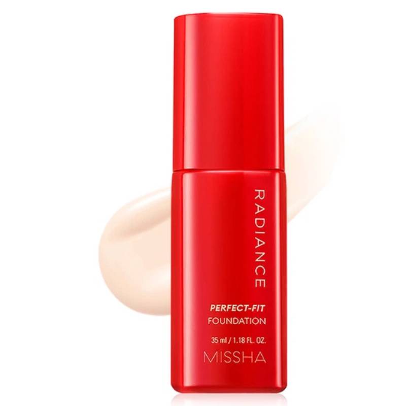 Стійка тональна основа для обличчя Missha Radiance Perfect-Fit Foundation SPF 30 PA++ №21N, 35мл - Зображення 3