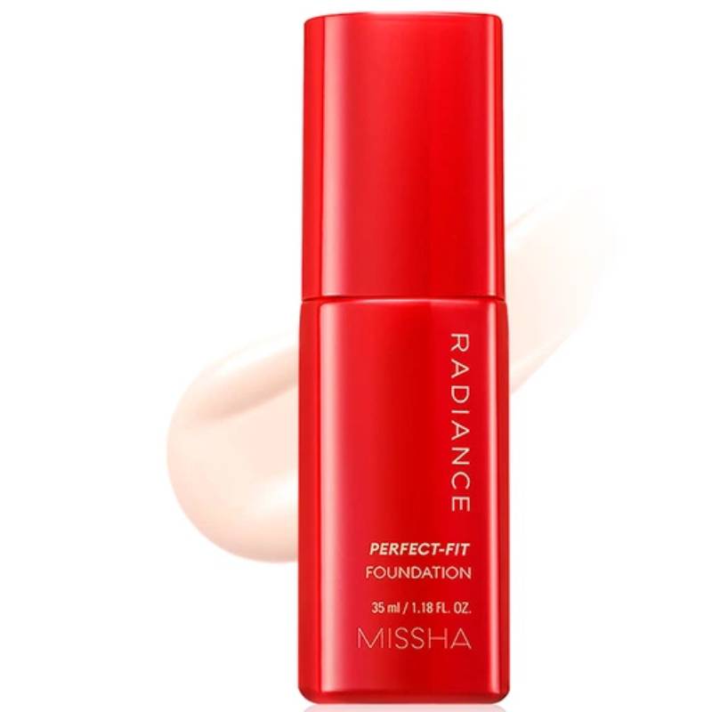 Стійка тональна основа для обличчя Missha Radiance Perfect-Fit Foundation SPF 30 PA++ №21P, 35мл - Зображення 3