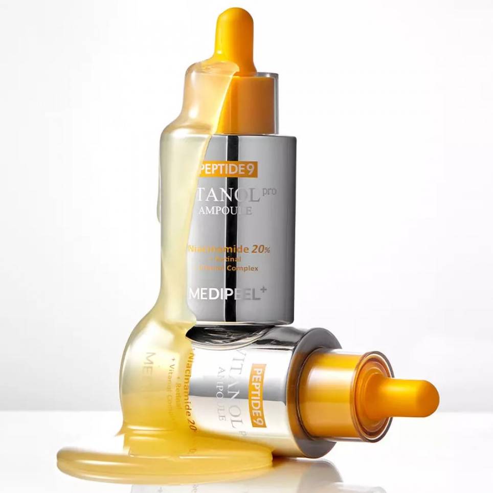 Сироватка для обличчя з пептидами та комплексом вітанолу Medi-Peel Peptide 9 Vitanol Ampoule Pro, 30мл - Зображення 3