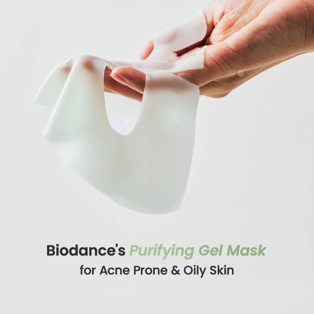 Нічна гідрогелева маска для обличчя з морськими водоростями Biodance Refreshing Sea Kelp Real Deep Mask, 4шт - Зображення 3