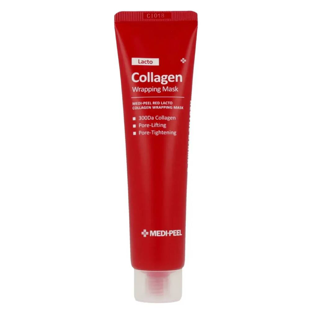 Маска-плівка для звуження пор з колагеном і лактобактеріями Medi-Peel Red Lacto Collagen Wrapping Mask, 70мл - Зображення 4