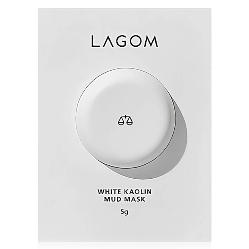 Очищаюча каолінова маска для обличчя Lagom White Kaolin Mud Mask, 5г - Зображення 3
