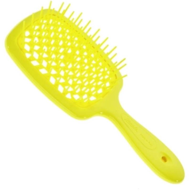 Гребінець для волосся Janeke Superbrush Neon Yellow - Зображення 3