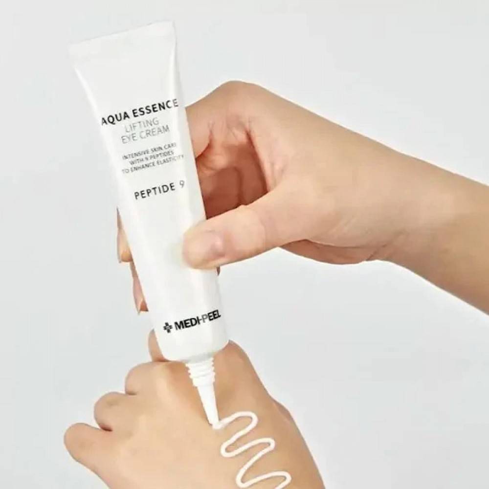 Підтягуючий крем для шкіри навколо очей Medi-Peel Peptide 9 Aqua Essence Lifting Eye Cream, 40мл - Зображення 3