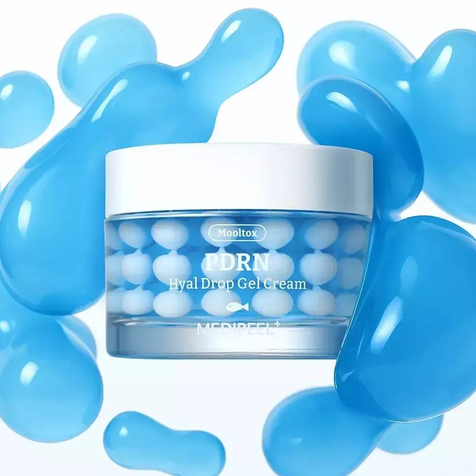 Капсульний ліфтинг гель-крем для обличчя з PDRN Medi-Peel Mooltox PDRN Hyal Drop Gel Cream, 50г