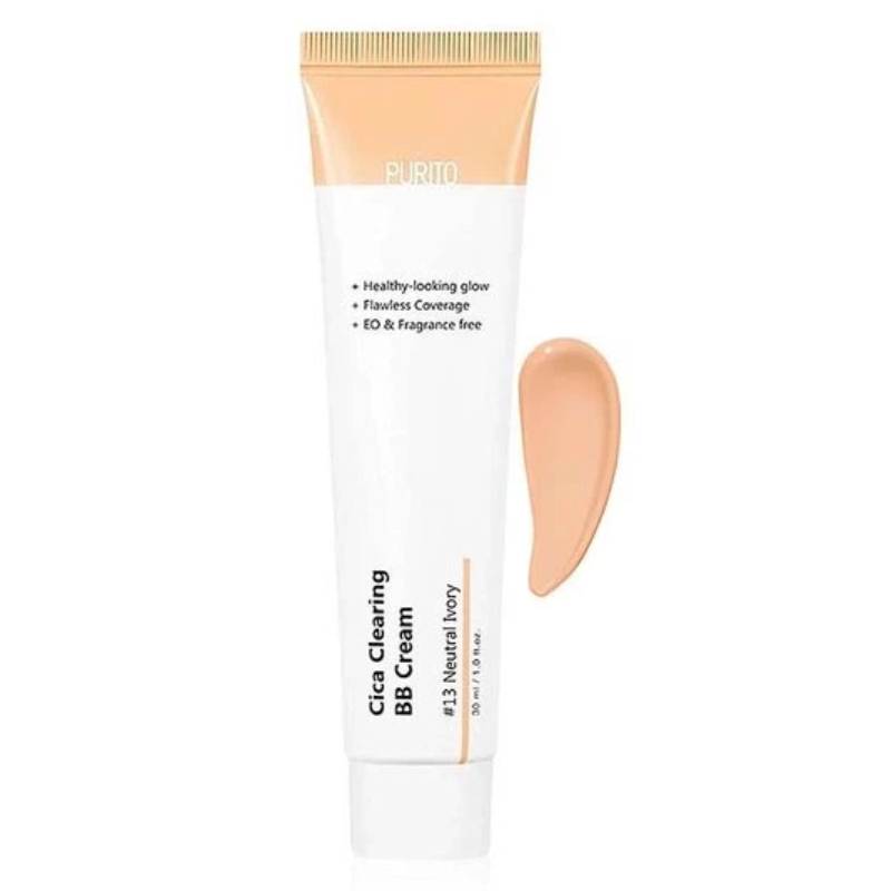BB крем для чутливої шкіри з екстрактом центелл Purito Cica Clearing BB Cream SPF 38 PA+++ №13, 30мл