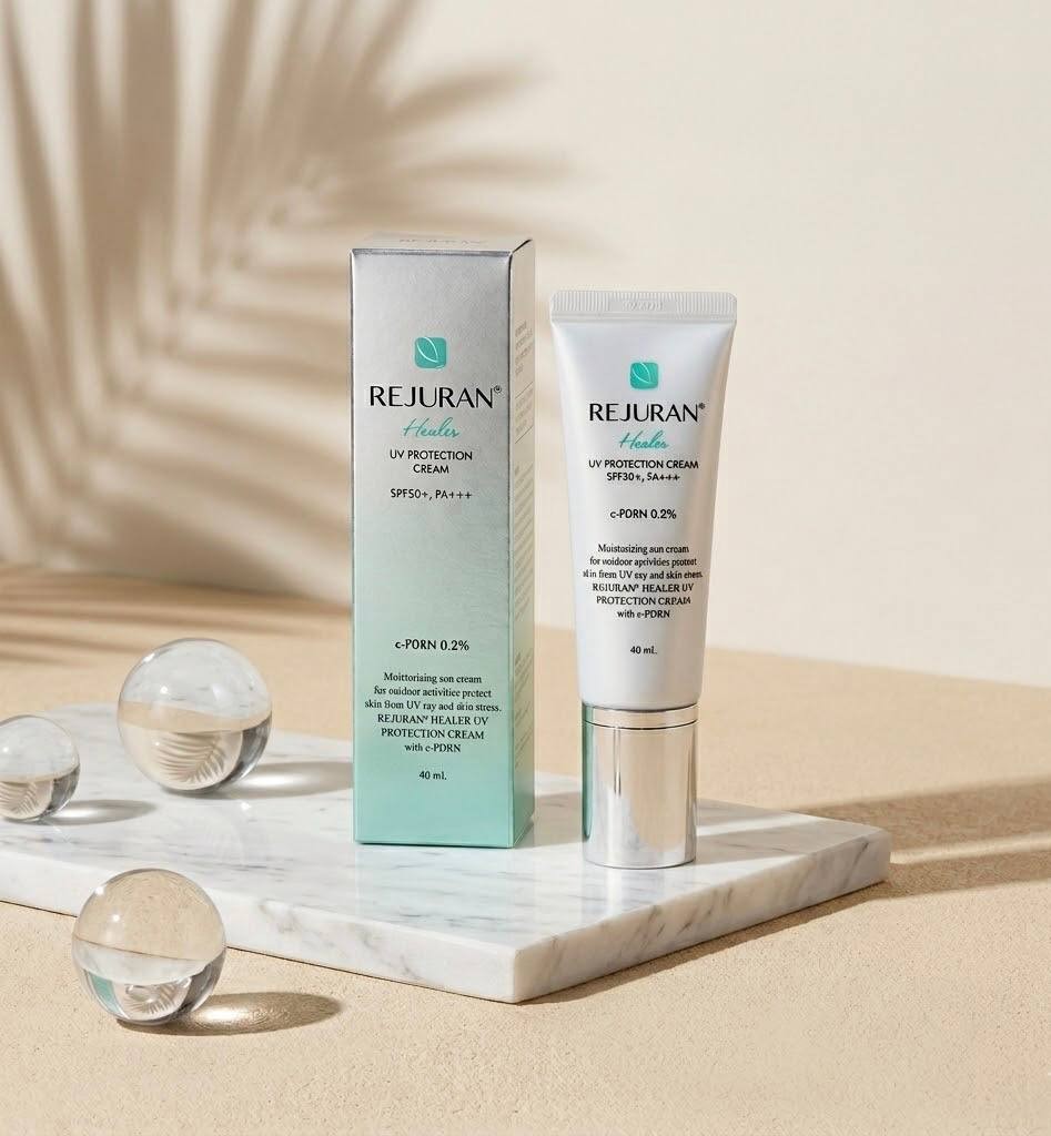 Сонцезахисний крем REJURAN UV Protection Cream SPF 50+++ 40ml - Зображення 5