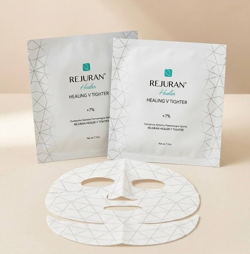 Відновлювальна тканинна маска для обличчя REJURAN Perfect V Tighter Mask 1шт - Зображення 3