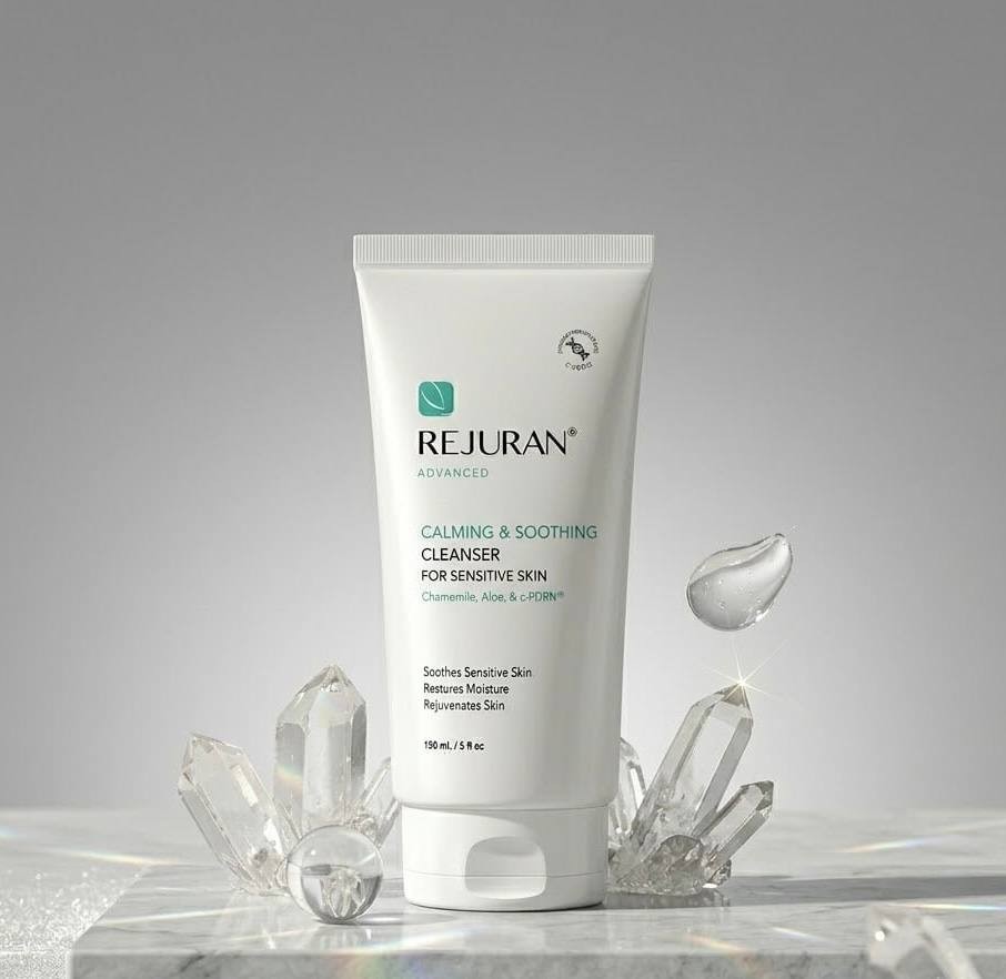 Очищувальний гель для чутливої шкіри Rejuran Advanced Calming Soothing Cleanser 150ml - Зображення 5