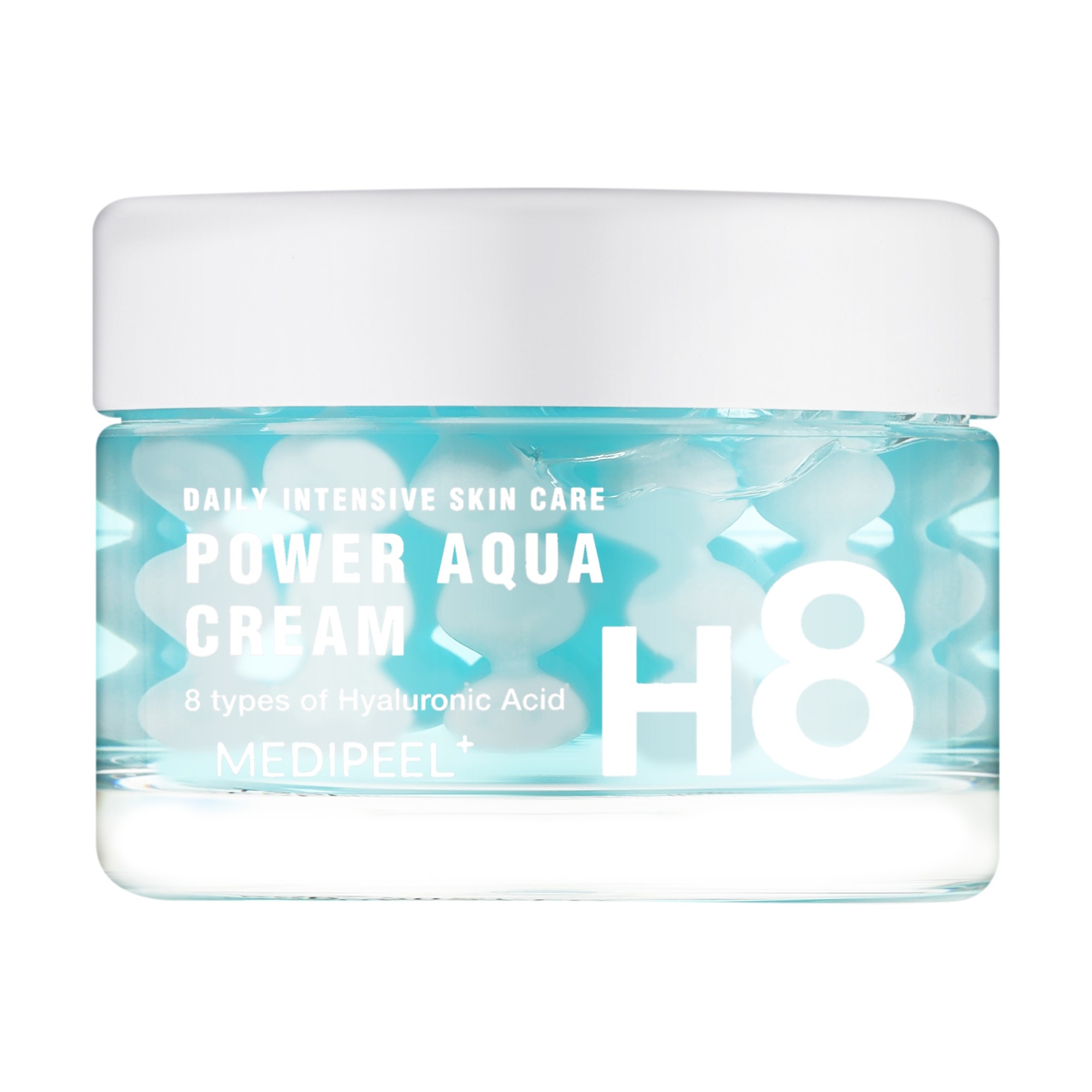 Зволожуючий крем для обличчя з пептидними капсулами Medi-Peel Power Aqua Cream, 50мл