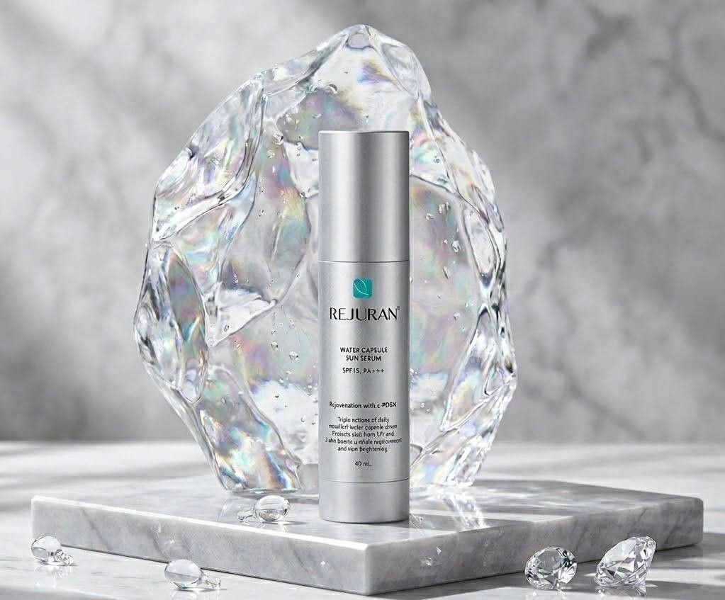 Сонцезахисна сироватка для обличчя Rejuran Healer Water Capsule SPF 15+ PA+++ 40ml - Зображення 3