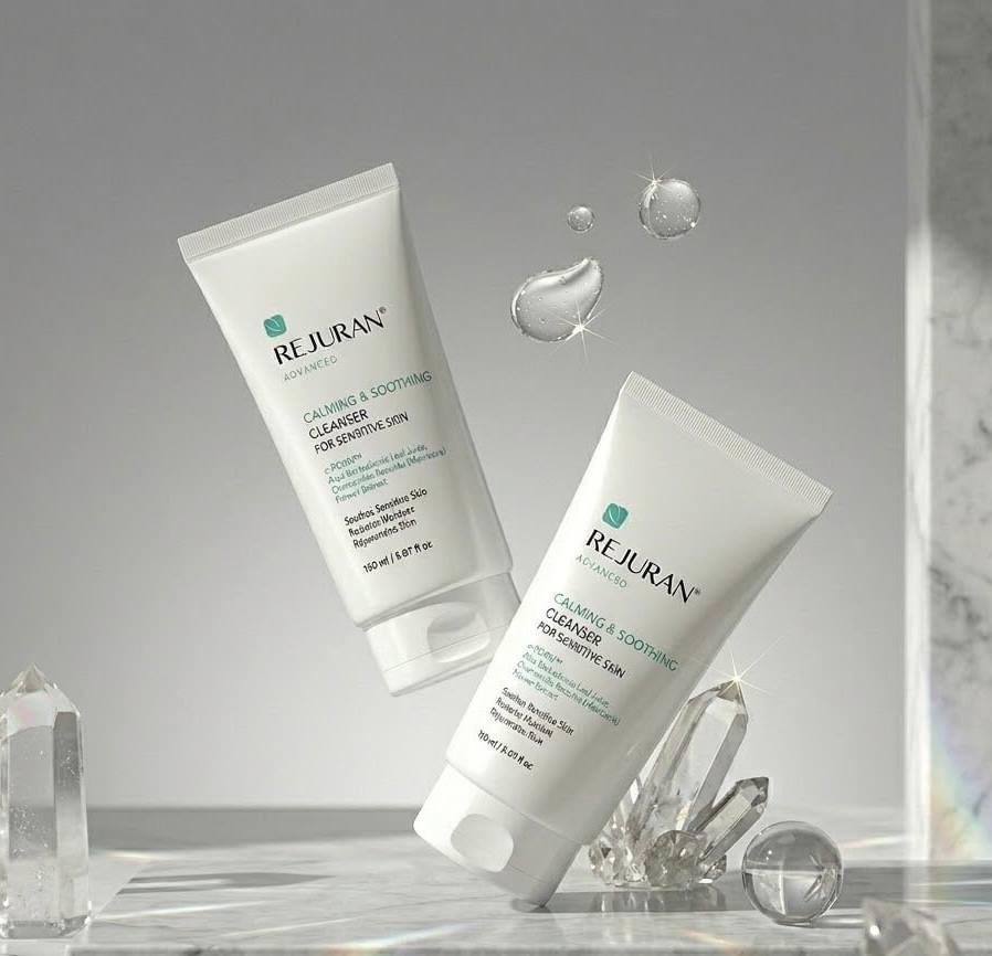 Очищувальний гель для чутливої шкіри Rejuran Advanced Calming Soothing Cleanser 150ml - Зображення 4