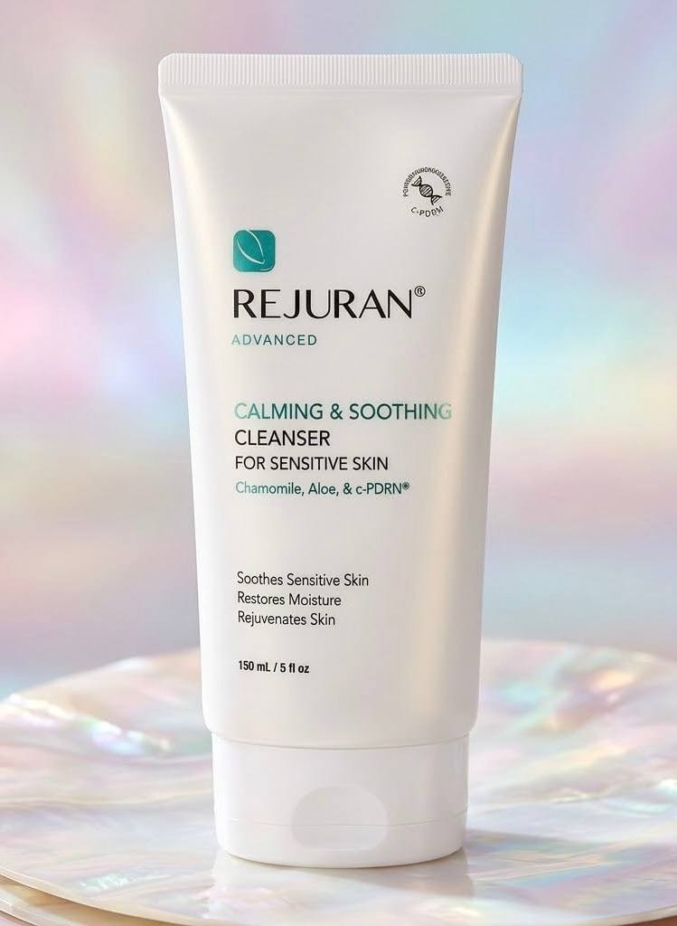 Очищувальний гель для чутливої шкіри Rejuran Advanced Calming Soothing Cleanser 150ml - Зображення 8