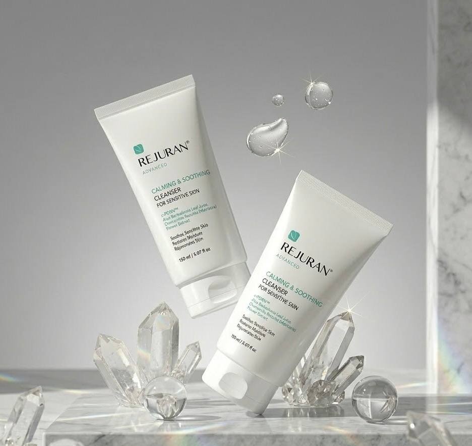 Очищувальний гель для чутливої шкіри Rejuran Advanced Calming Soothing Cleanser 150ml - Зображення 3