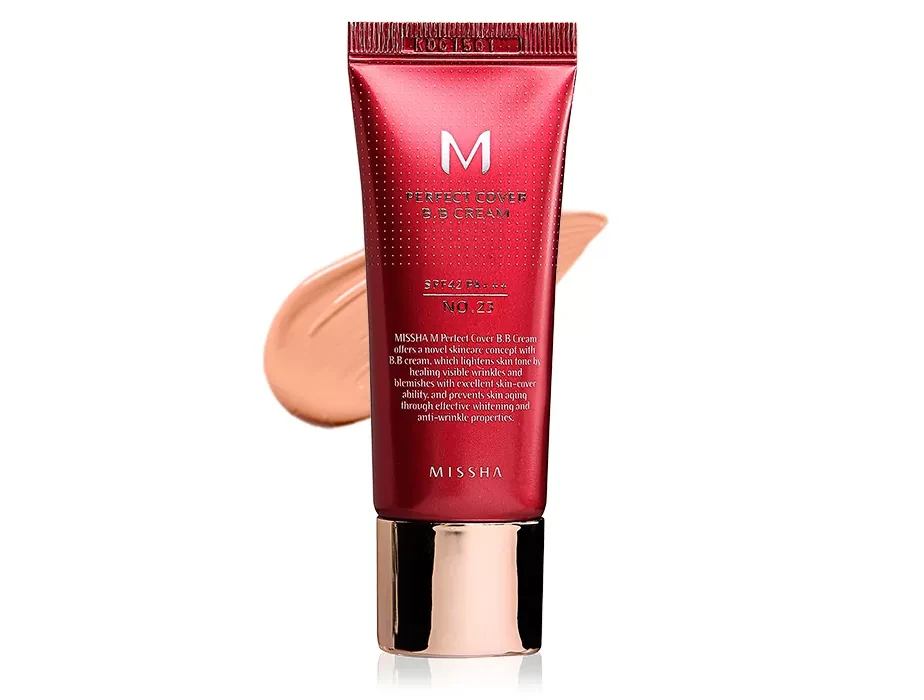 Зволожуючий та матуючий BB крем для обличчя Missha Perfect Cover BB Cream SPF 42 №23, 20ml