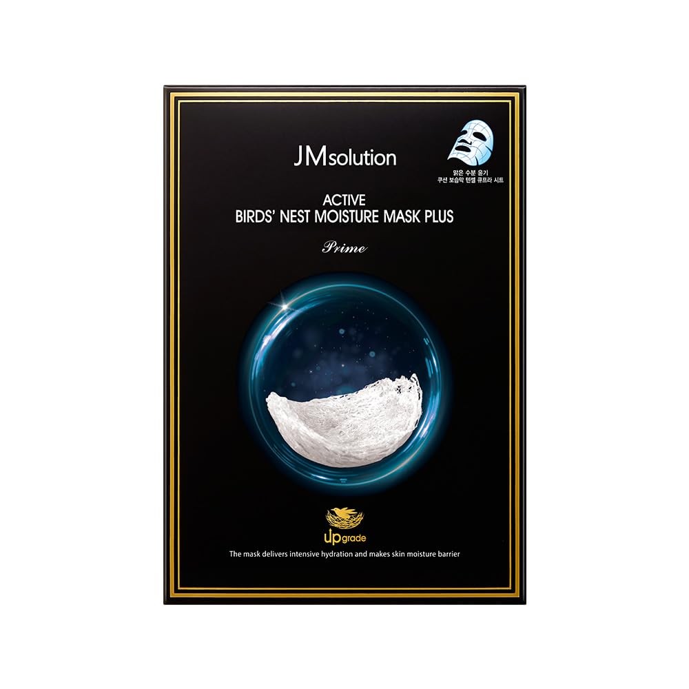 Зволожуюча тканинна маска для обличчя JM Solution Active Bird's Nest Moisture Mask Prime, 1pcs