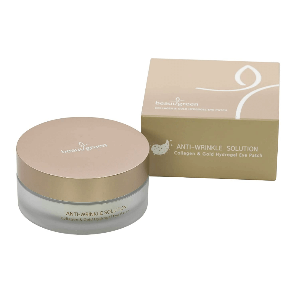 Гідрогелеві патчі для очей XXL BEAUUGREEN Collagen & Gold Hydrogel Eye Patch, 60pcs (до 27.05.2027)