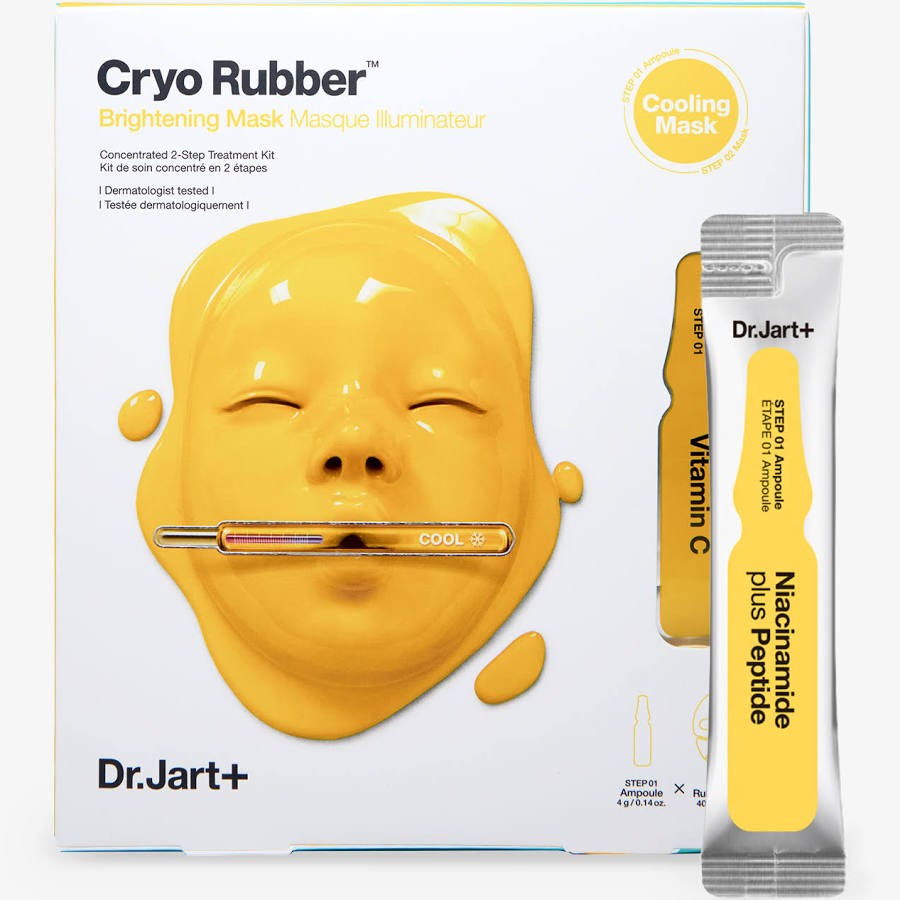 Маска альгінатна освітлююча з вітаміном С DR. JART+ Cryo Rubber With Soothing Brightening Vitamin C