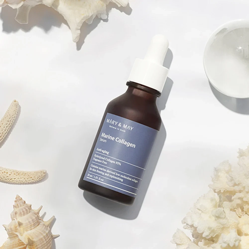 Антивікова ампула з 95% колагену Mary&May Marine Collagen Serum,30ml (10.03.2027)
