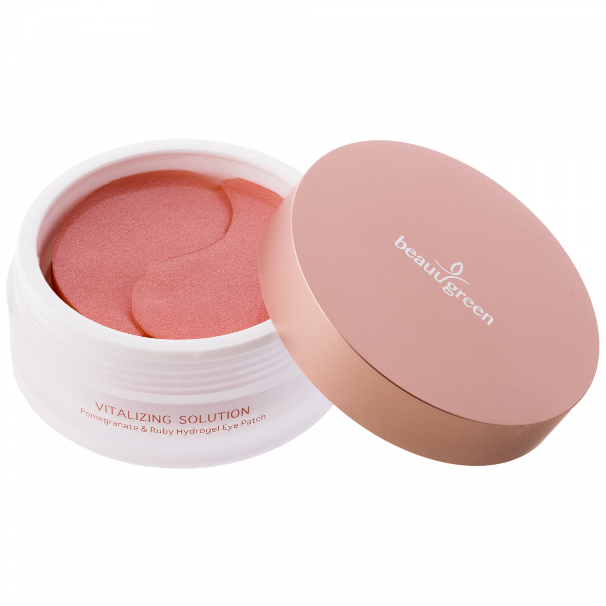 Гідрогелеві патчі для очей BeauuGreen Pomegranate&Ruby Hydrogel Eye Patch, 60pcs (до 23.04.2027)