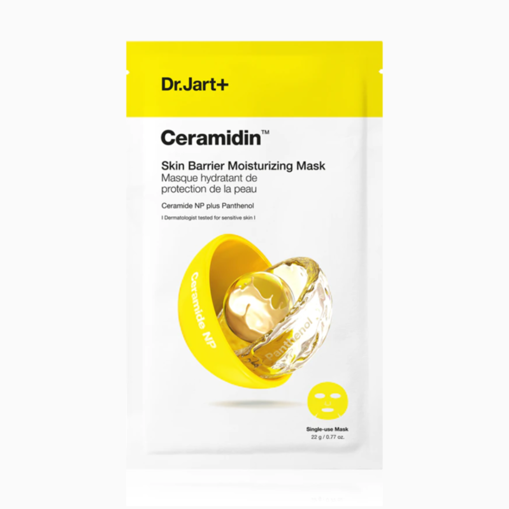 Маска для обличчя з керамідами Ceramidin Skin Barrier Moisturizing Face Mask Dr.Jart+, 1pcs
