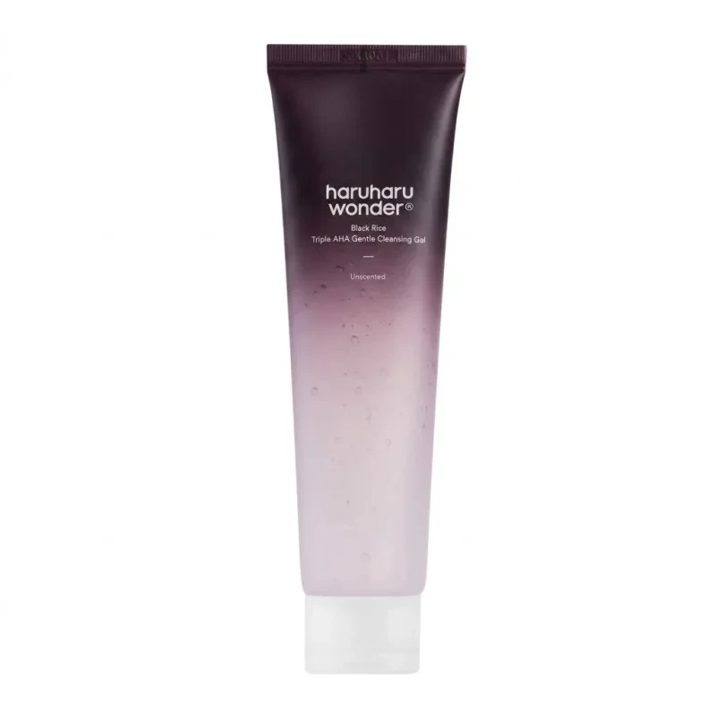Гель для вмивання з кислотами Haruharu Wonder Black RiceTriple AHA Gentle Cleansing Gel,100ml