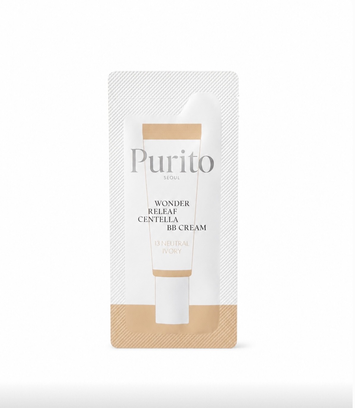 ВВ крем для обличчя з екстрактом центелли Purito Seoul Wonder Releaf Centella BB Cream №13 Neutral Ivory SPF30 PA+++, 1мл