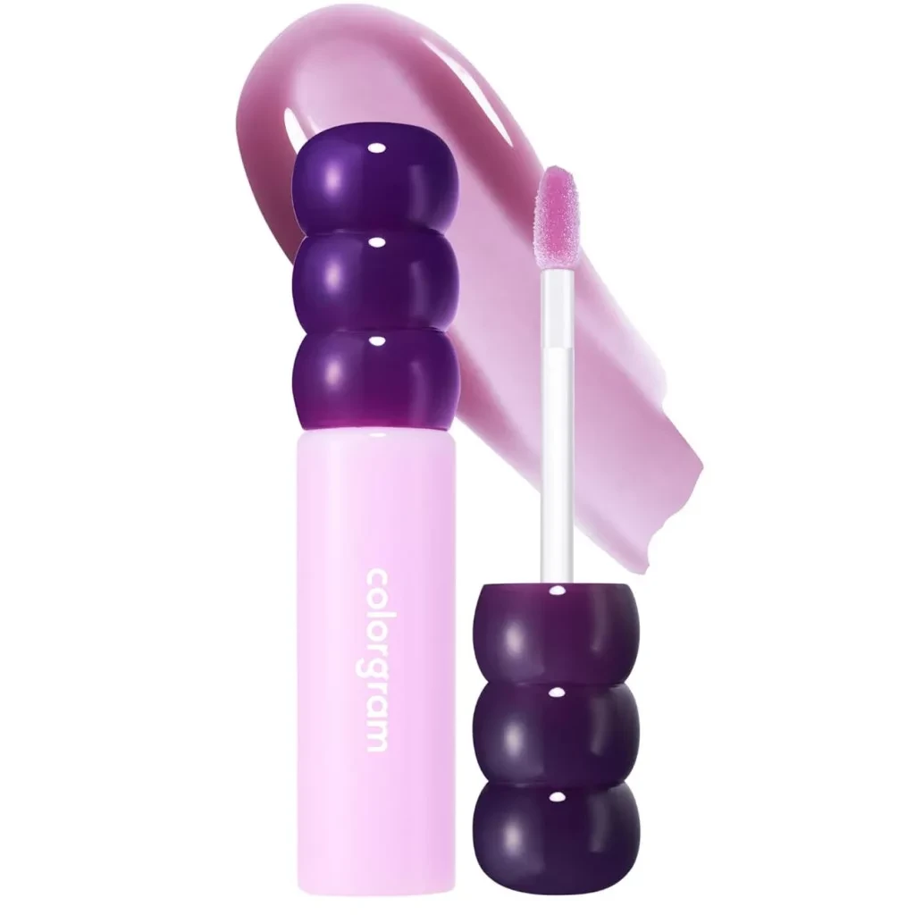 Дзеркальний блиск для губ COLORGRAM FRUITY GLASS GLOSS 01 GRAPE BLACK
