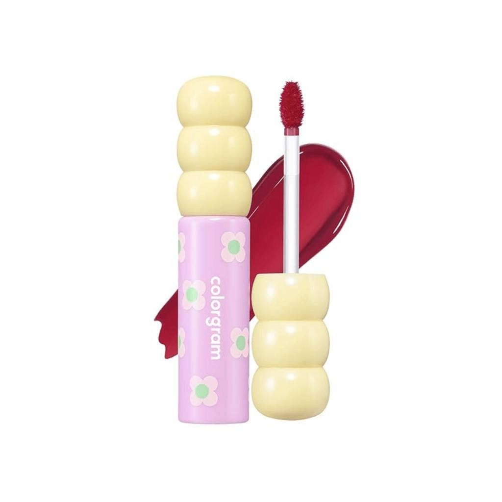 Сяючий тінт для губ COLORGRAM FRUITY GLASS TINT 08 LOVELY RASPBERRY