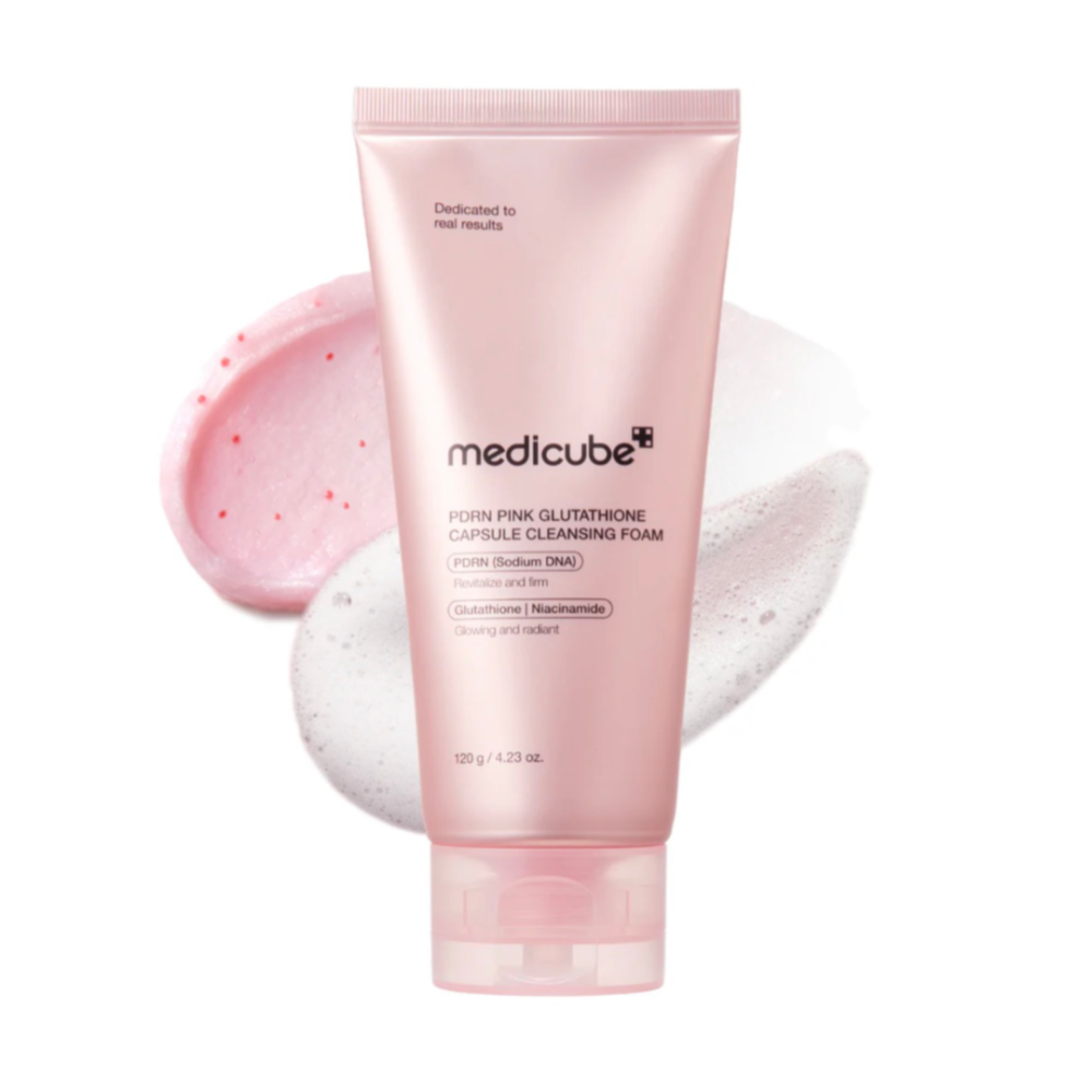 Освітлювальна пінка-капсула з PDRN та глутатіоном Medicube PDRN Pink Glutathione Capsule Cleansing Foam, 120gr